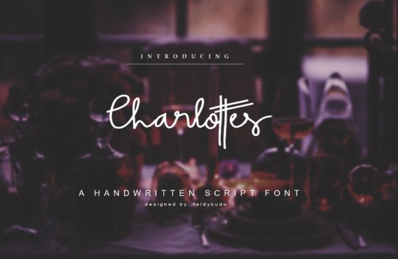 Charlottes Font - Featured Image