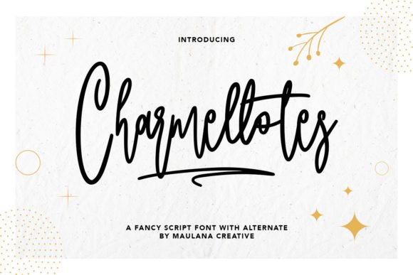 Charmellotes Font - Featured Image