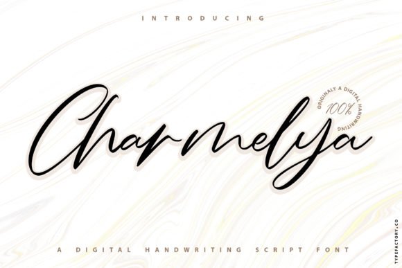 Charmelya Font - Featured Image