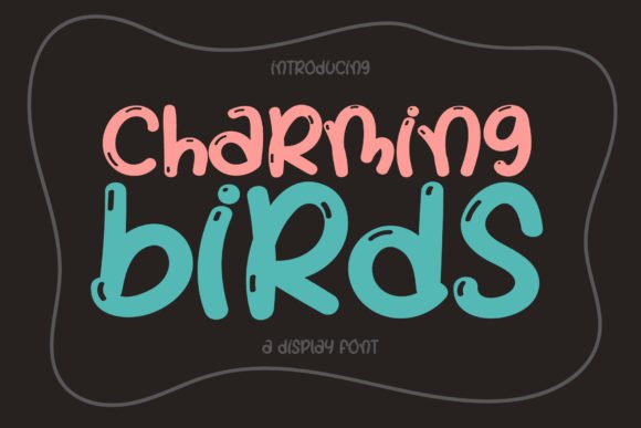 Charming Birds Font - Featured Image