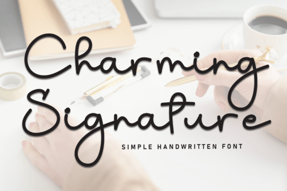 Charming Signature Font - Featured Image