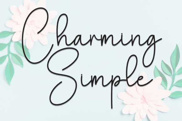 Charming Simple Font - Featured Image