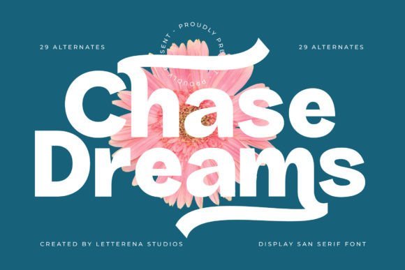 Chase Dreams Font - Featured Image