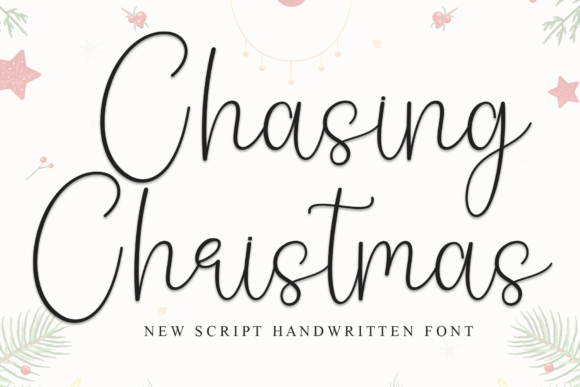 Chasing Christmas Font - Featured Image