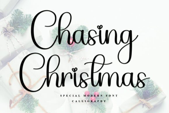 Chasing Christmas Font - Featured Image