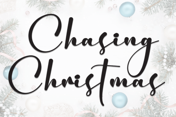 Chasing Christmas Font - Featured Image