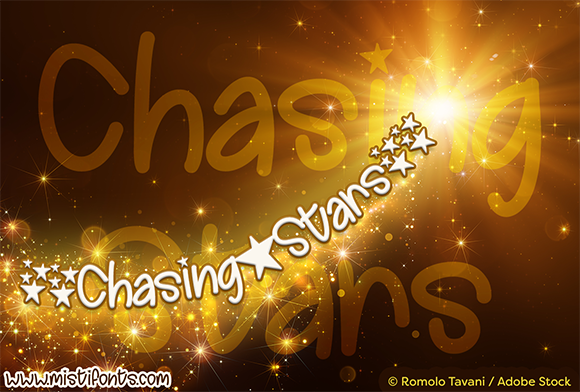 Chasing Stars Font - Featured Image
