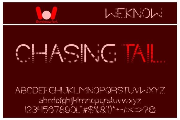 Chasing Tail Font - Featured Image