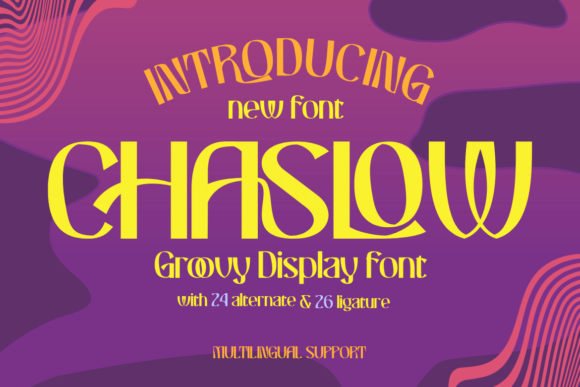 Chaslow Font - Featured Image