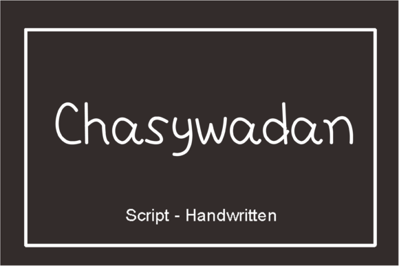 Chasywadan Font - Featured Image