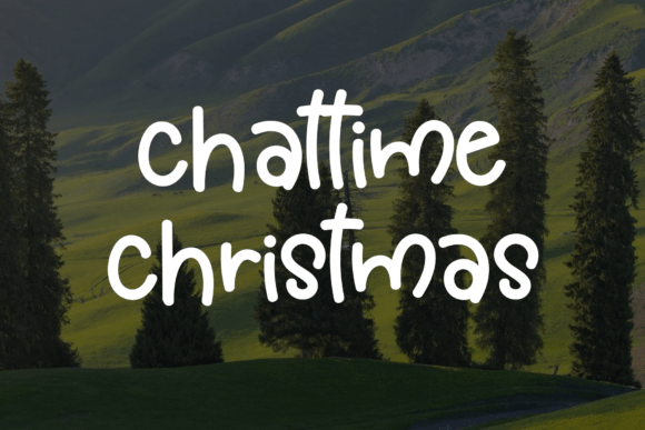 Chattime Christmas Font - Featured Image