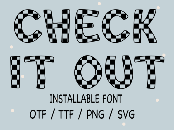 Check It out Font - Featured Image