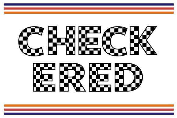 Checkered Font - Featured Image