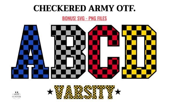Checkered Font - Featured Image