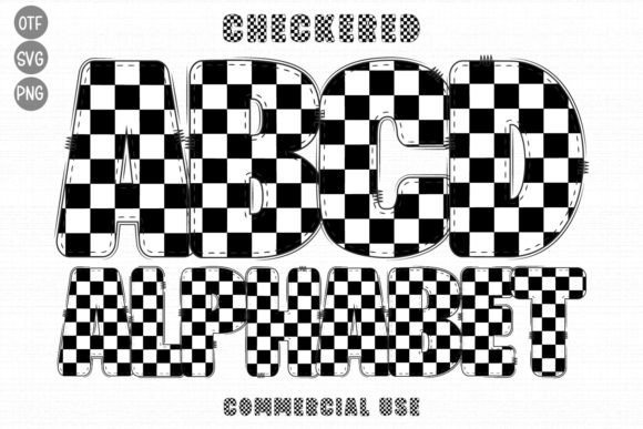 Checkered Font - Featured Image