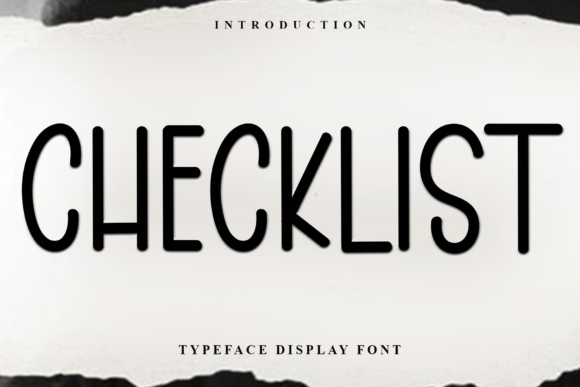 Checklist Font - Featured Image