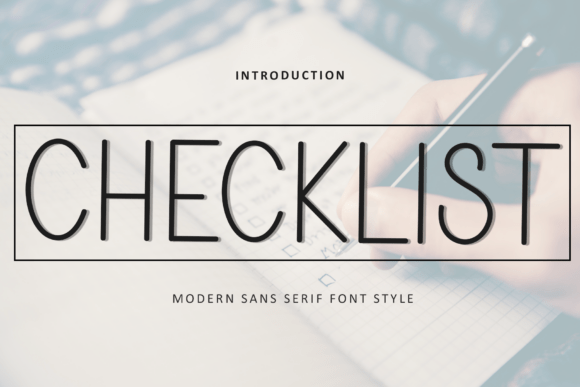Checklist Font - Featured Image