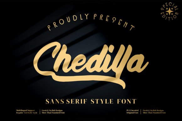 Chedillla Font - Featured Image