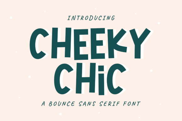 Cheeky Chic Font - Featured Image