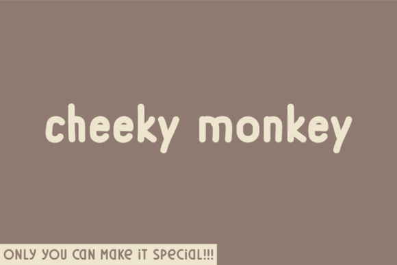 Cheeky Monkey Font - Featured Image