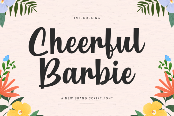 Cheerful Barbie Font - Featured Image