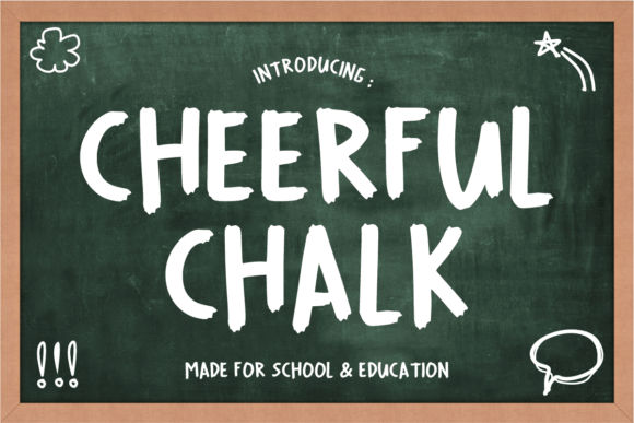 Cheerful Chalk Font - Featured Image