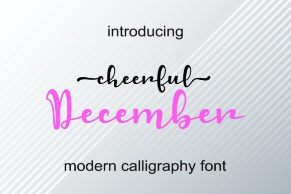 Cheerful December Font - Featured Image