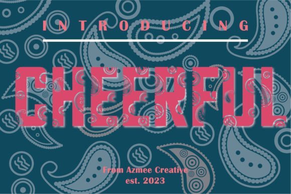 Cheerful Display Font - Featured Image