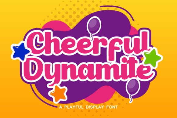 Cheerful Dynamite Font - Featured Image