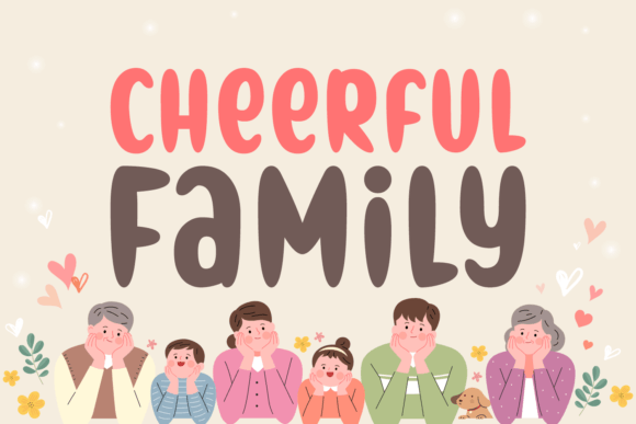 Cheerful Family Font - Featured Image