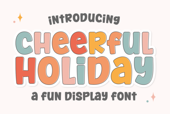 Cheerful Holiday Font - Featured Image
