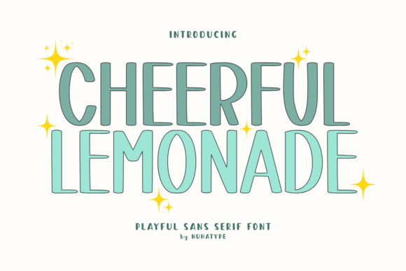 Cheerful Lemonade Font - Featured Image