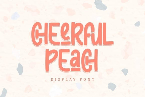 Cheerful Peach Font - Featured Image