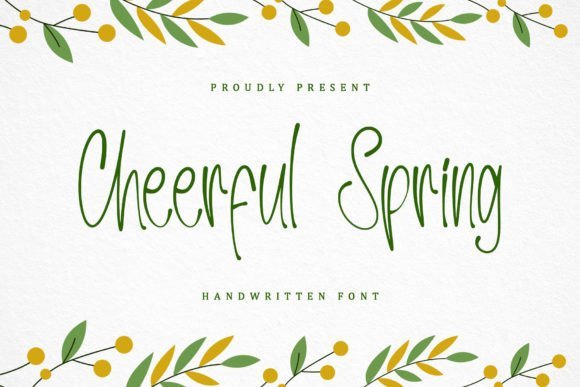 Cheerful Spring Font - Featured Image