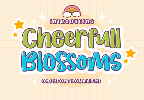 Cheerfull Blossoms Font - Featured Image