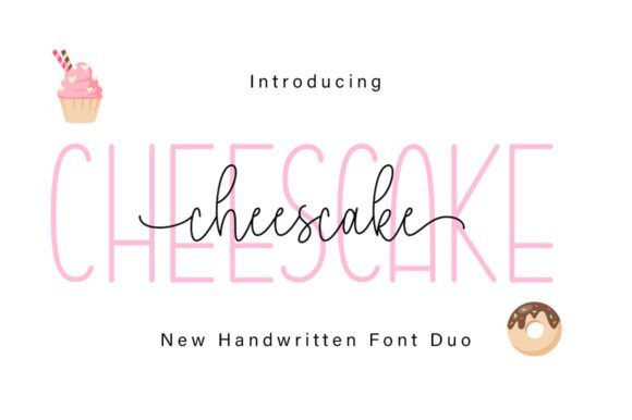 Cheescake Duo Font - Featured Image
