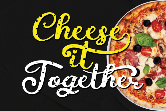 Cheese It Together Font - Featured Image