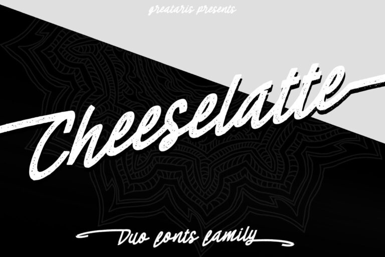 Cheese Latte Font - Featured Image