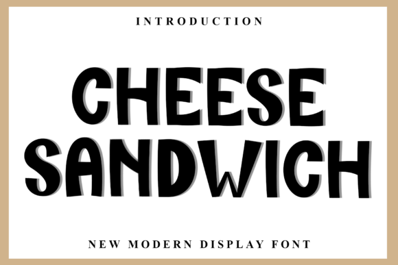 Cheese Sandwich Font - Featured Image