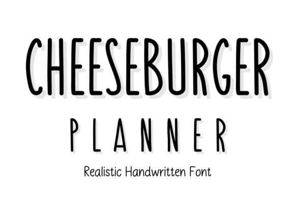 Cheeseburger Planner Font - Featured Image