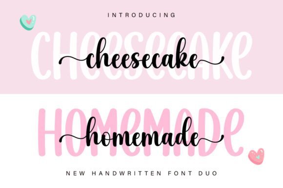 Cheesecake Homemade Duo Font - Featured Image