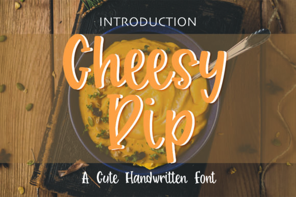 Cheesy Dip Font - Featured Image
