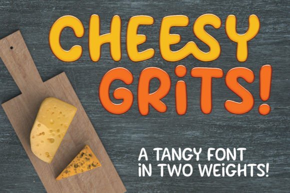 Cheesy Grits Font - Featured Image