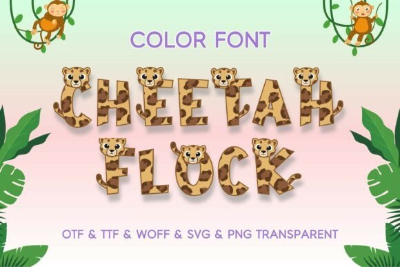 Cheetah Flock Font - Featured Image