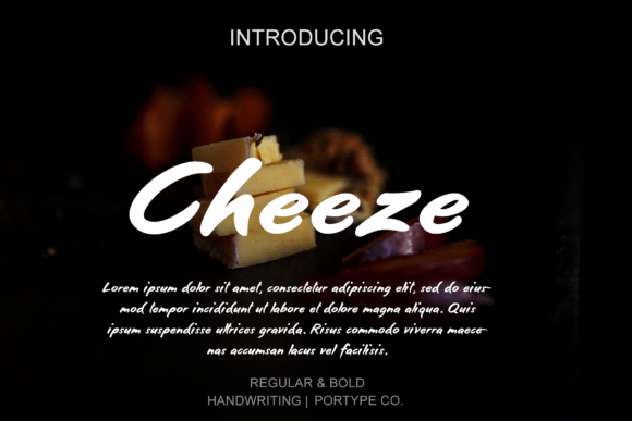 Cheeze Font - Featured Image