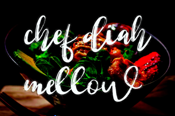 Chef Diah Mellow Font - Featured Image