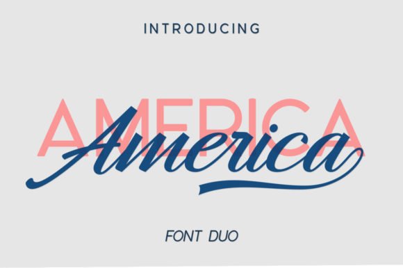Hangberd America Duo Font - Featured Image